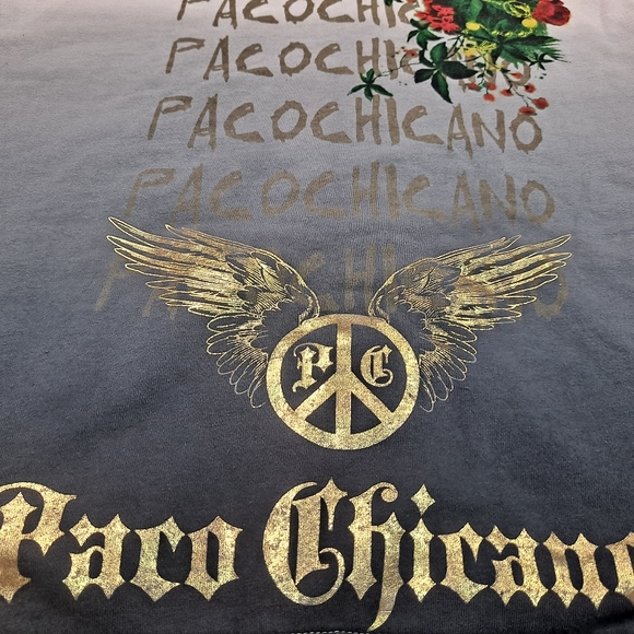 Pacochicano hoodie color black size L - Picture 5 of 12